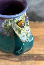 Load image into Gallery viewer, Teal Dream Mug (with crystal)