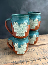Load image into Gallery viewer, Sally’s Dream Mug (Burnt Orange/Turquoise)