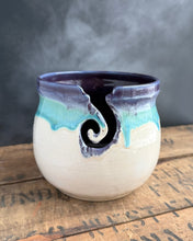 Load image into Gallery viewer, SRL Yarn Bowl (purple/aqua/cream)