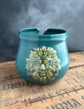 Load image into Gallery viewer, Green Man Yarn Bowl