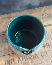 Load image into Gallery viewer, Teal/Tan Yarn Bowl
