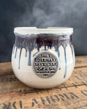 Load image into Gallery viewer, SRL Yarn Bowl (purple/cream)