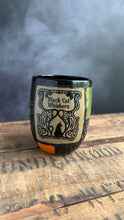 Load image into Gallery viewer, Quilted Halloween Mug 1 (Black Cat Whiskers)