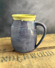 Load image into Gallery viewer, Midnight Margarita Mug (crystalline purple/chartreuse)