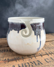Load image into Gallery viewer, SRL Yarn Bowl (purple/cream)