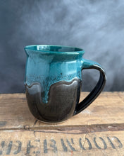 Load image into Gallery viewer, SRL Mug (oil spot/turquoise)