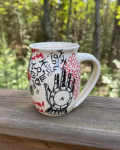 Load image into Gallery viewer, Scrappy Underglaze Transfer Mug 3
