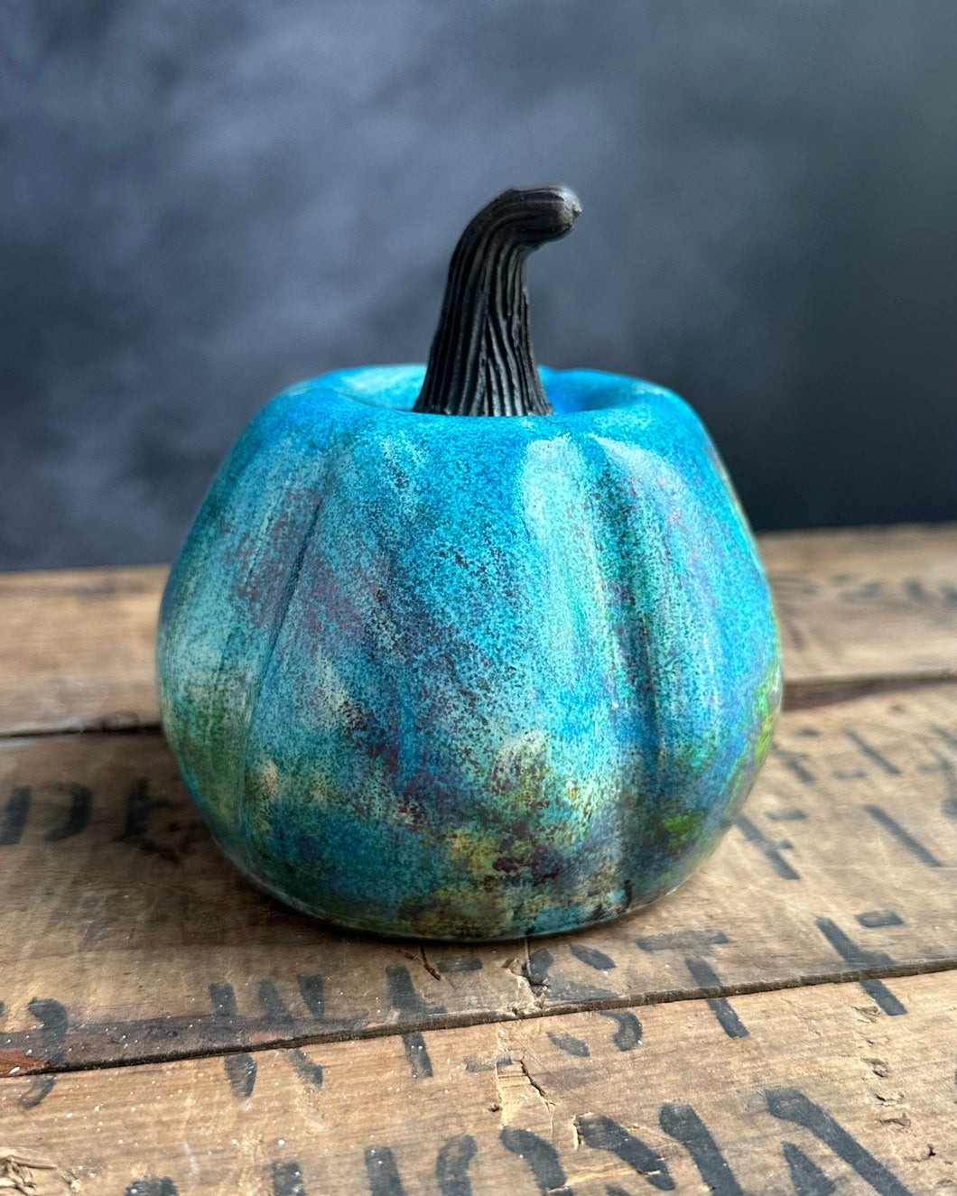 Raku Pumpkin 2