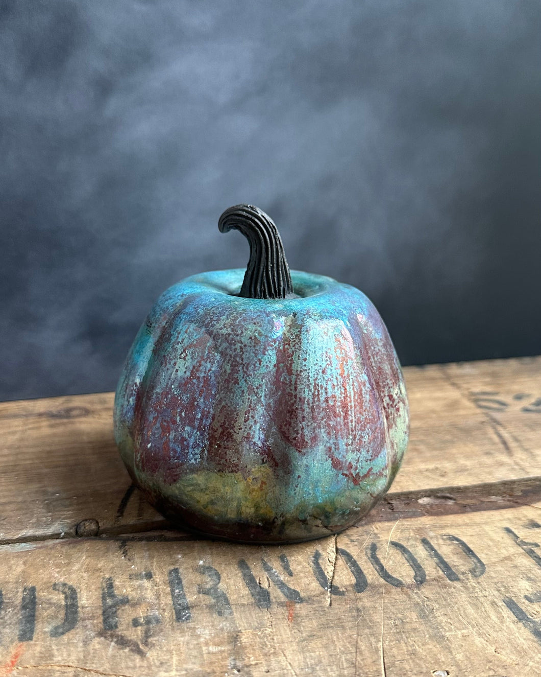 Raku Pumpkin 1