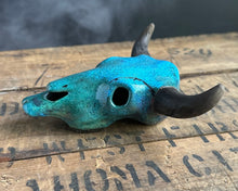 Load image into Gallery viewer, Raku Cow Skull
