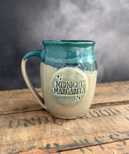 Load image into Gallery viewer, Midnight Margarita Mug (turquoise and sage)
