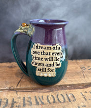Load image into Gallery viewer, Teal Dream Mug (with crystal)
