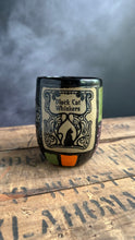 Load image into Gallery viewer, Quilted Halloween Mug 2 (Black Cat Whiskers)
