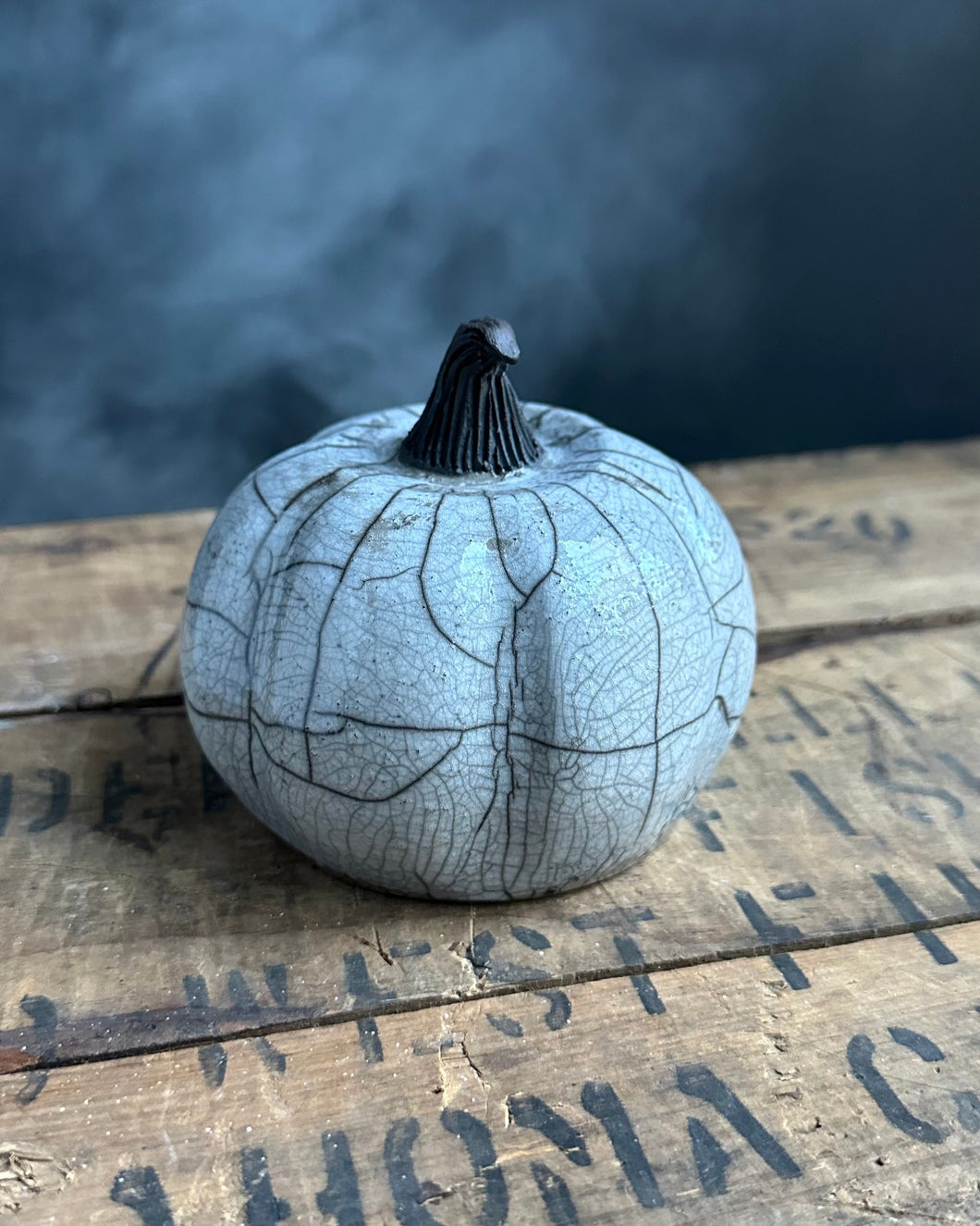 Raku Pumpkin 10