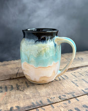 Load image into Gallery viewer, Sally’s Dream Mug (oil spot/seafoam)
