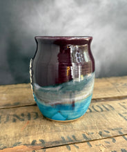 Load image into Gallery viewer, Sally’s Dream Mug (Eggplant and Sky Blue)
