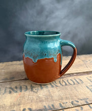 Load image into Gallery viewer, Sally’s Dream Mug (Burnt Orange/Turquoise)
