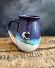 Load image into Gallery viewer, Moon Mug (white/purple)

