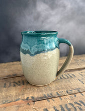 Load image into Gallery viewer, Midnight Margarita Mug (turquoise and sage)
