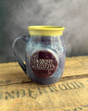 Load image into Gallery viewer, Midnight Margarita Mug (crystalline purple/chartreuse)
