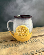 Load image into Gallery viewer, SRL Mug (dusty purple/yellow)
