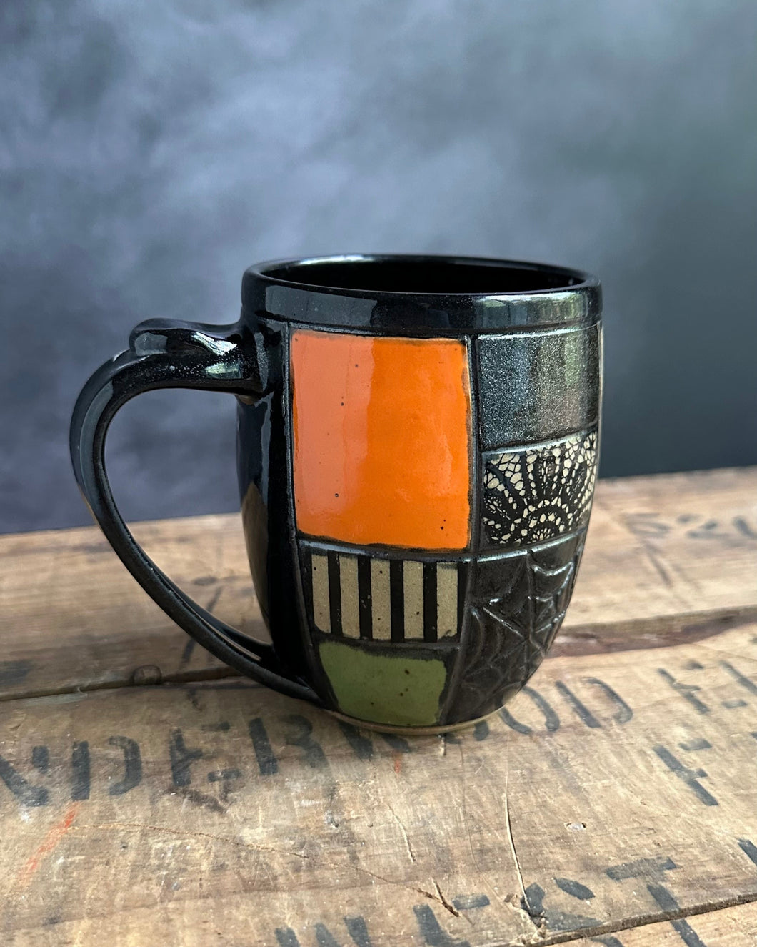 Quilted Halloween Mug 4 (Witches Tears)
