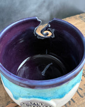 Load image into Gallery viewer, SRL Yarn Bowl (purple/aqua/cream)
