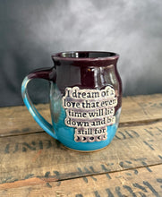 Load image into Gallery viewer, Sally’s Dream Mug (Eggplant and Sky Blue)
