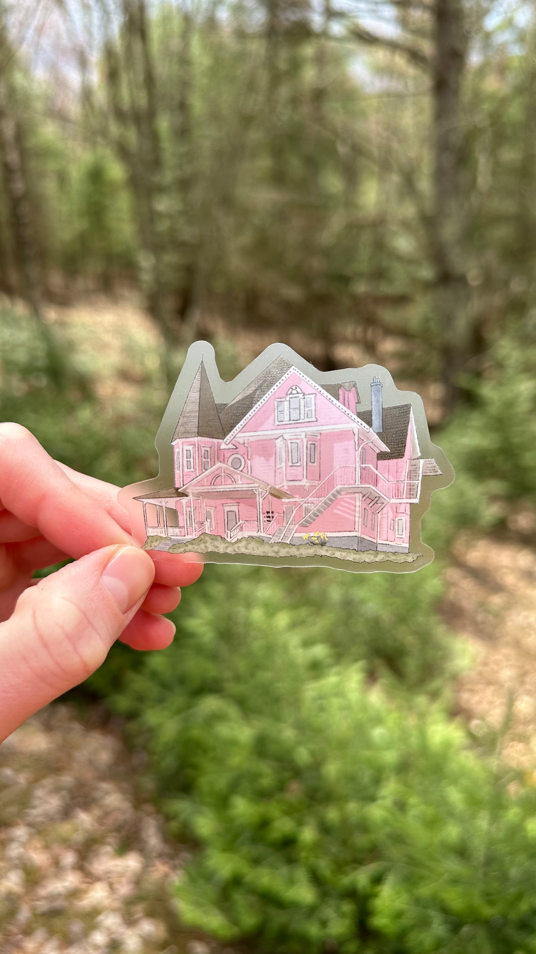 Sticker - Pink House